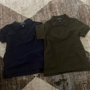 Polo by Ralph Lauren Kids' Dark Blue and Olive Polos